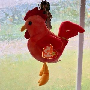 Strut upcycled beanie baby pouch